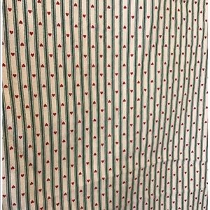 Vintage Heart Fabric 5 + Yards x 43”